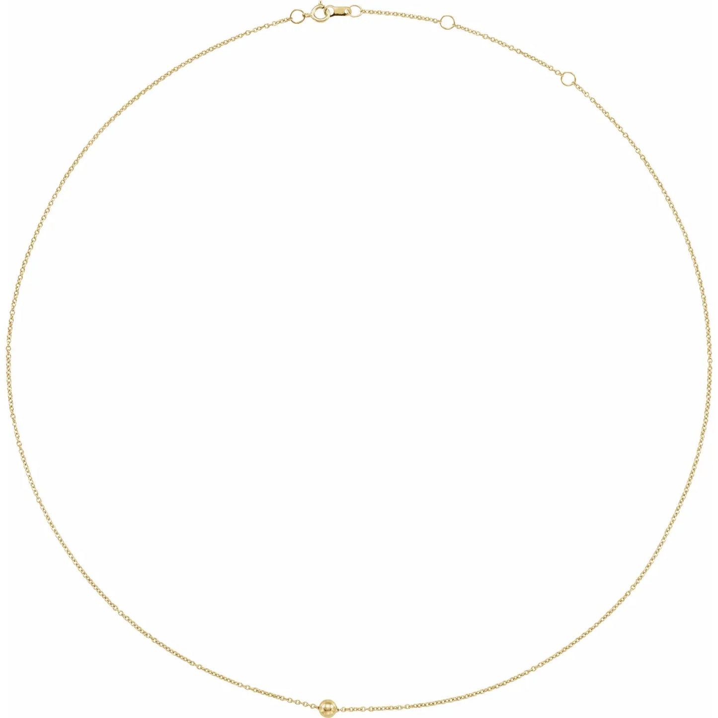 Gold Ball Necklace