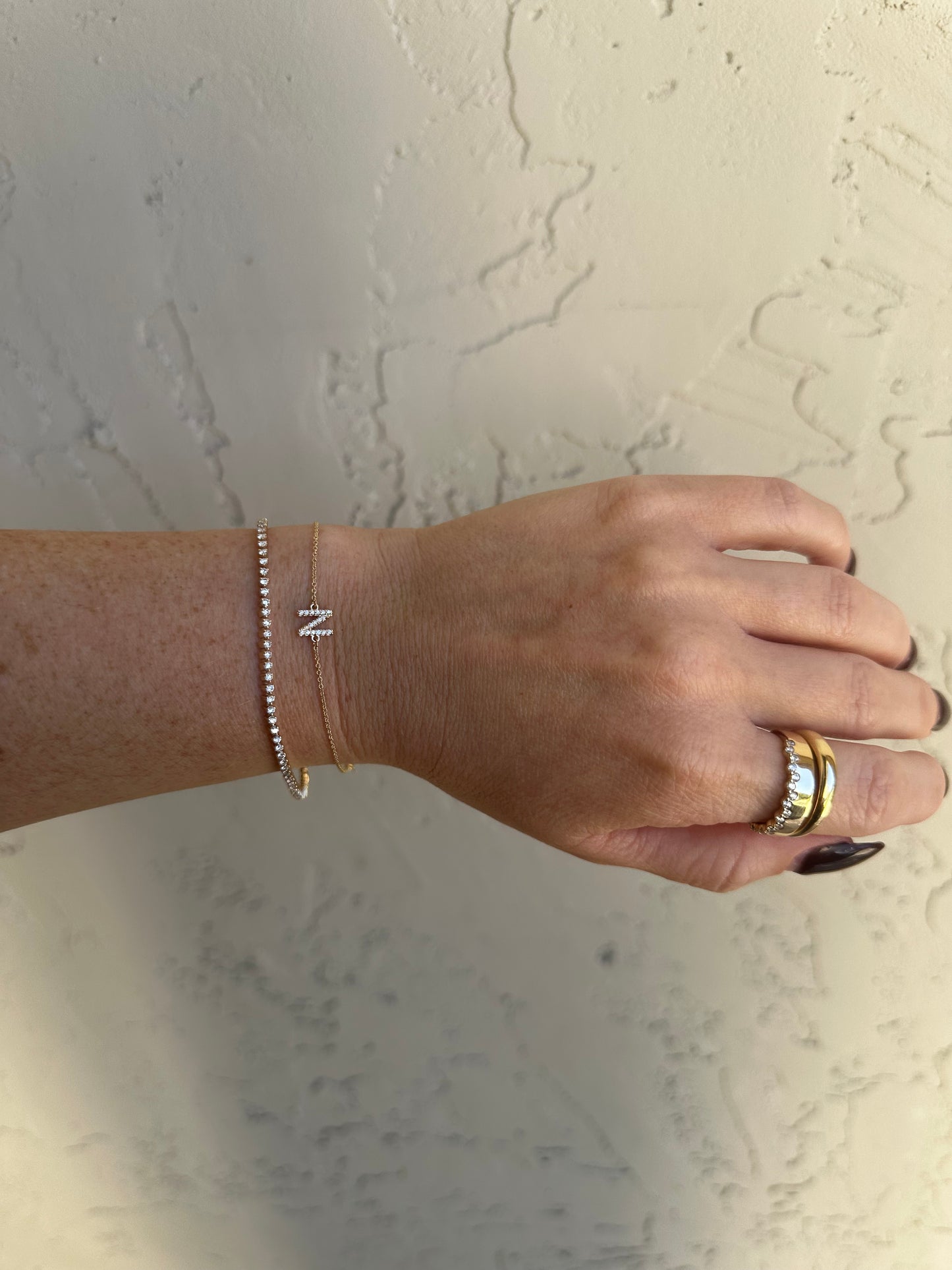 Natural Diamond Tennis Bracelet