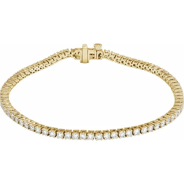 Lab Grown Classic Diamond Tennis Bracelet