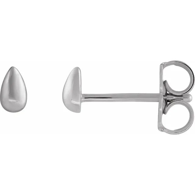 Tiny Teardrop Studs
