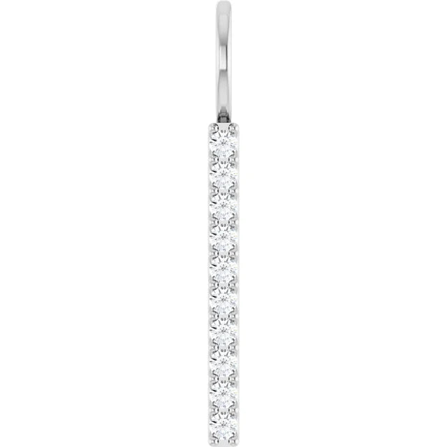 Diamond Bar Pendant