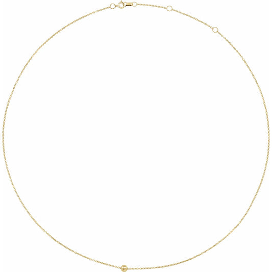 Gold Ball Necklace