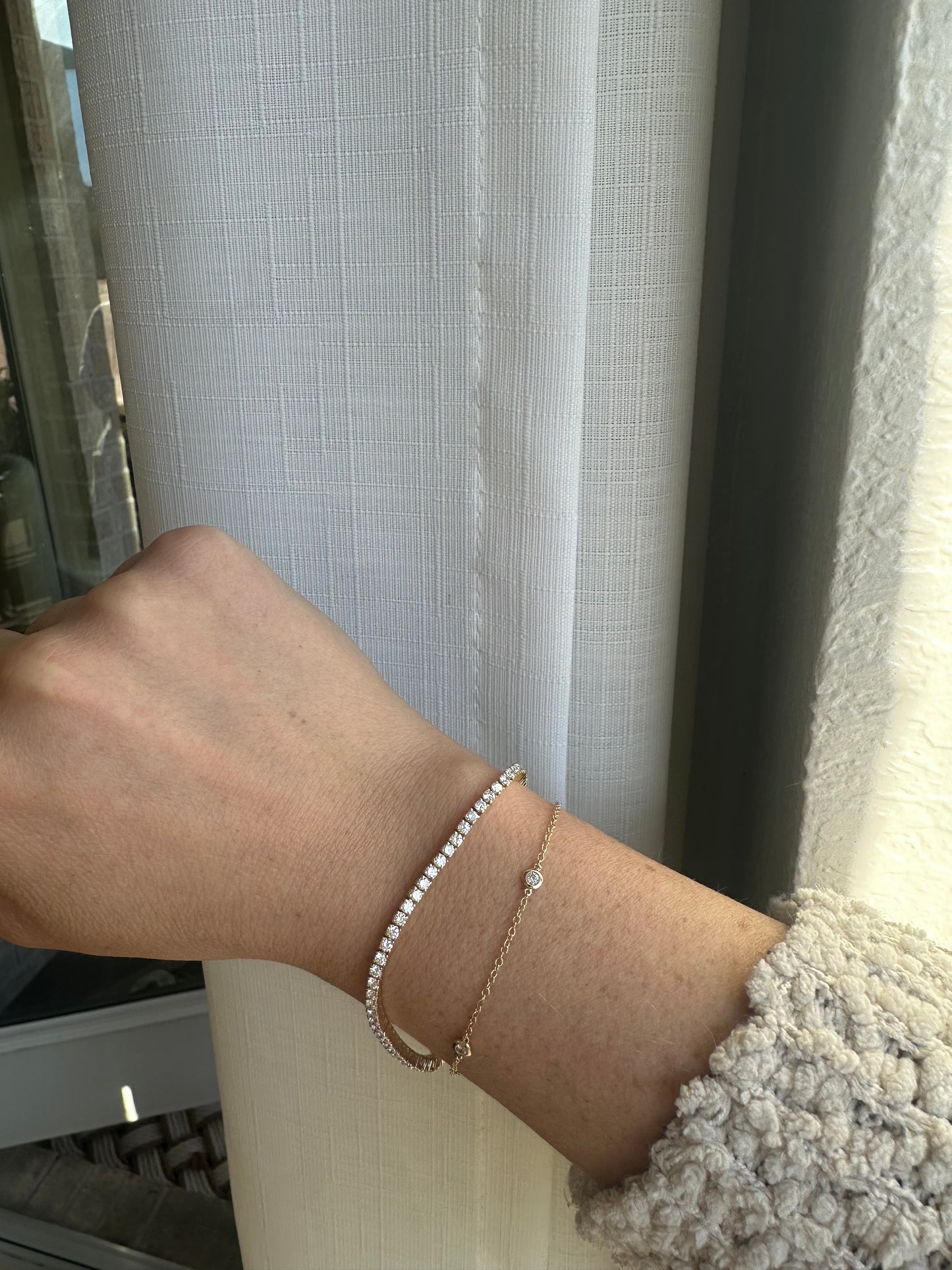 Lab Grown Classic Diamond Tennis Bracelet