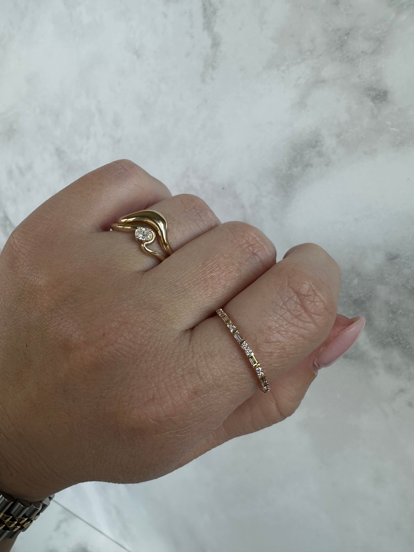 Stackable Diamond Ring