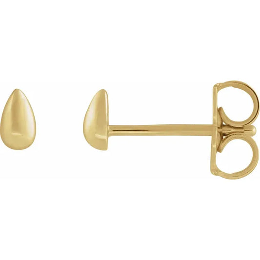 Tiny Teardrop Studs