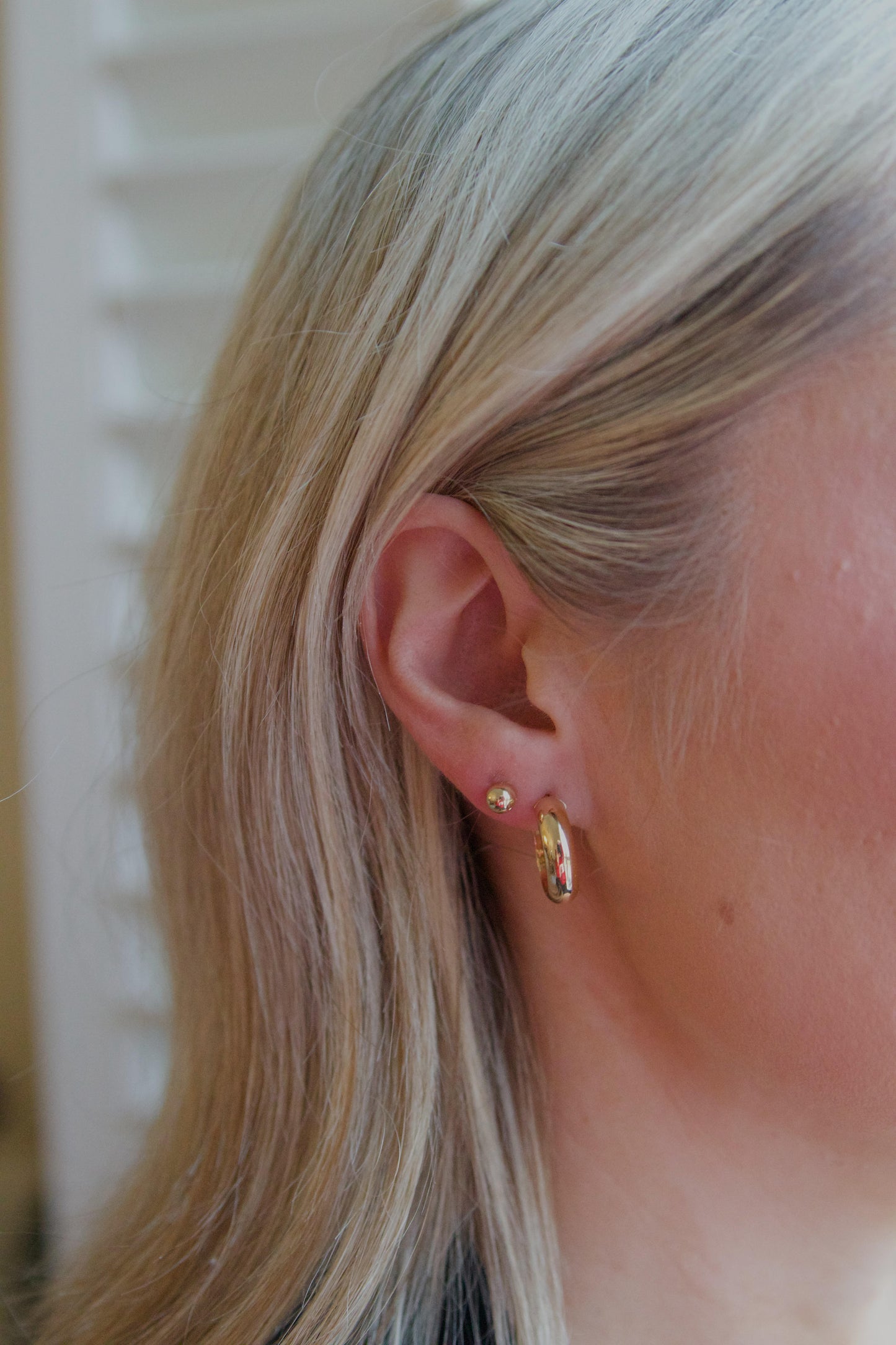 Gold Ball Earrings