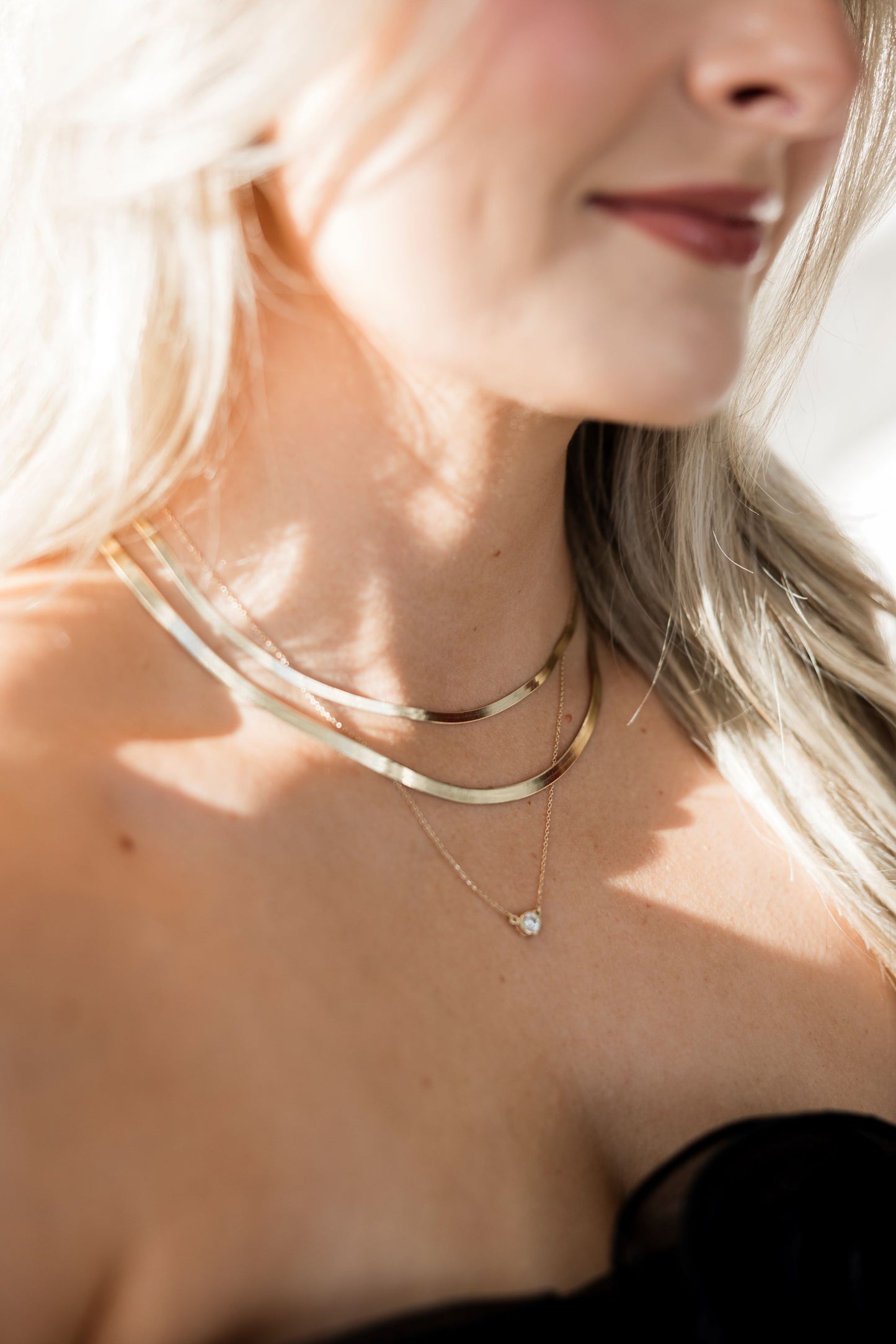 Petite Herringbone Necklace